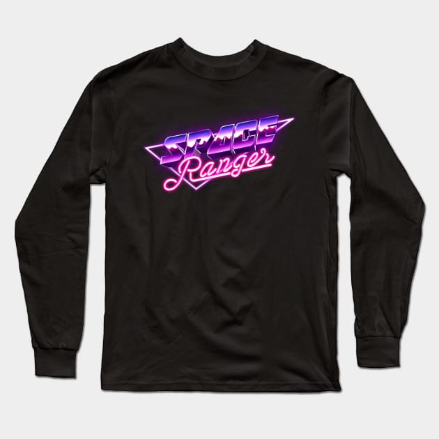 Space Ranger - simple 80s Long Sleeve T-Shirt by spaceranger